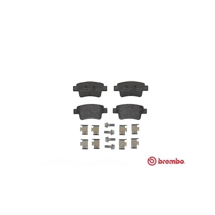 Stabdžių trinkelių rinkinys, diskinis stabdys BREMBO P 23 104