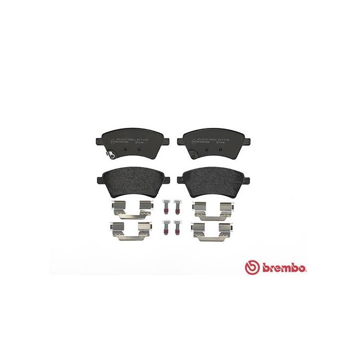 Stabdžių trinkelių rinkinys, diskinis stabdys BREMBO P 23 105