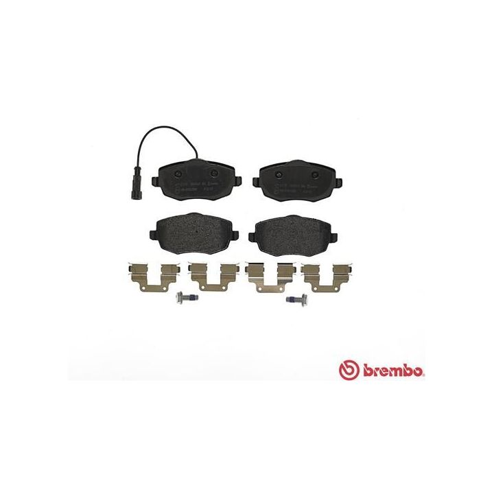 Stabdžių trinkelių rinkinys, diskinis stabdys BREMBO P 23 127