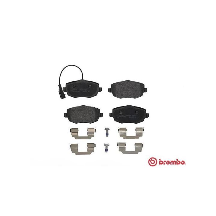 Stabdžių trinkelių rinkinys, diskinis stabdys BREMBO P 23 128