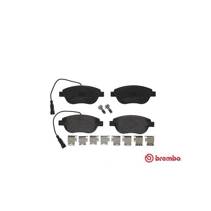 Stabdžių trinkelių rinkinys, diskinis stabdys BREMBO P 23 137