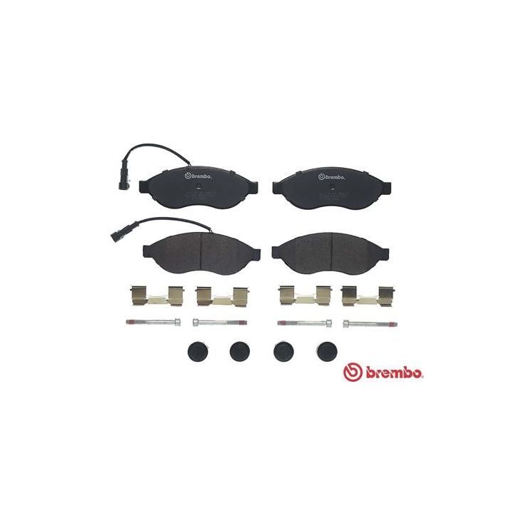 Stabdžių trinkelių rinkinys, diskinis stabdys BREMBO P 23 144