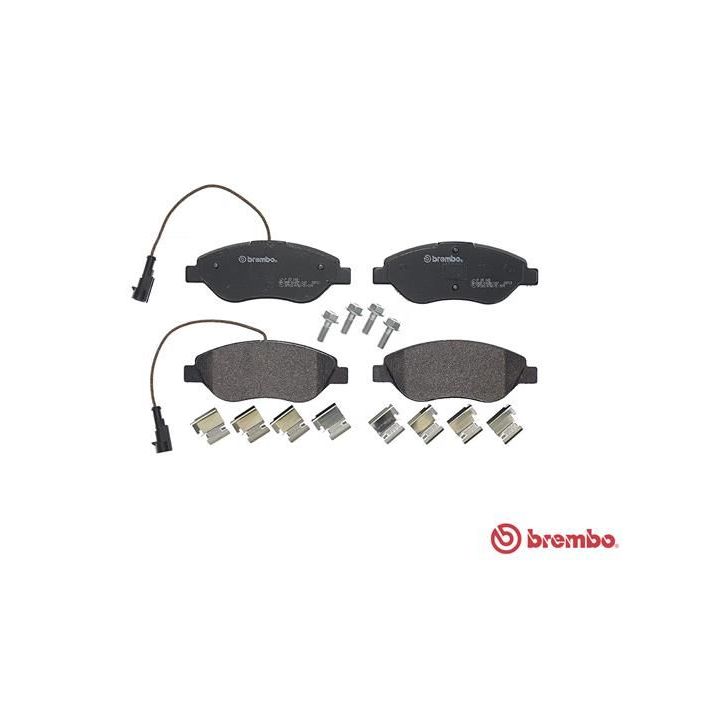 Stabdžių trinkelių rinkinys, diskinis stabdys BREMBO P 23 145