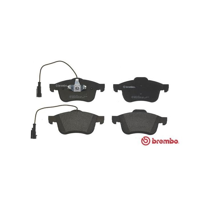 Stabdžių trinkelių rinkinys, diskinis stabdys BREMBO P 23 163