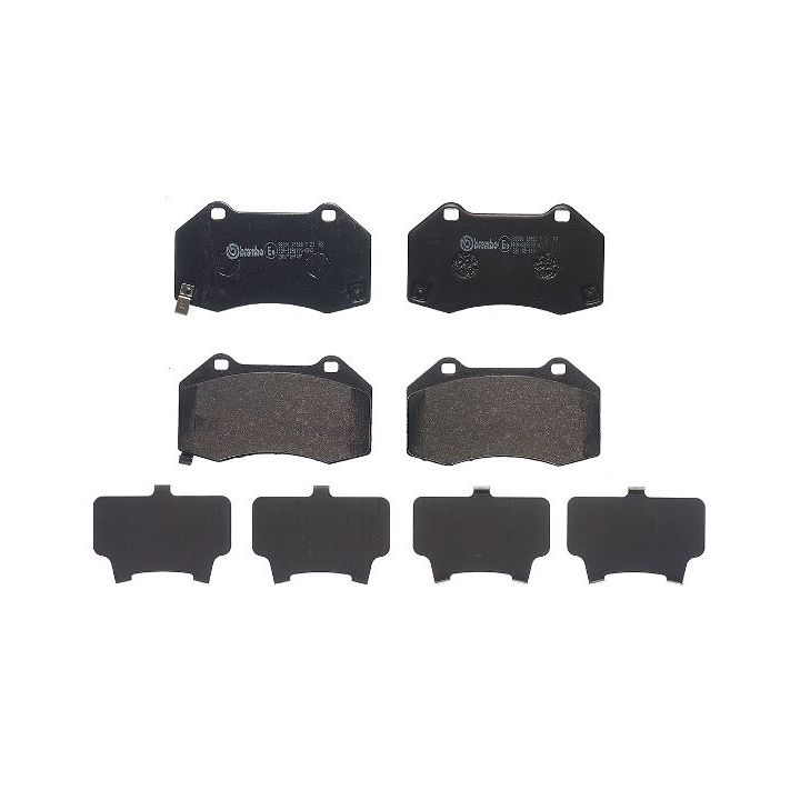 Stabdžių trinkelių rinkinys, diskinis stabdys BREMBO P 23 182