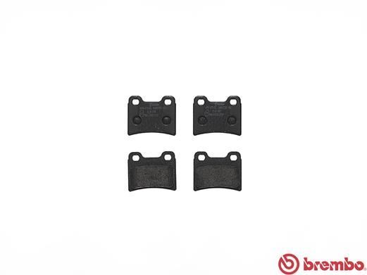 Stabdžių trinkelių rinkinys, diskinis stabdys BREMBO P 24 030