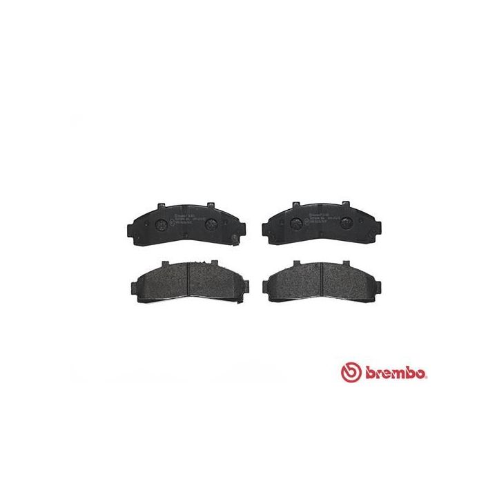 Stabdžių trinkelių rinkinys, diskinis stabdys BREMBO P 24 041