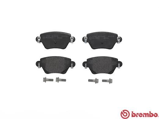 Stabdžių trinkelių rinkinys, diskinis stabdys BREMBO P 24 059