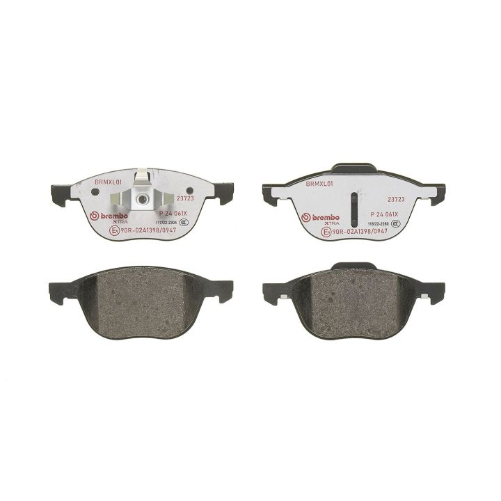 Stabdžių trinkelių rinkinys, diskinis stabdys BREMBO P 24 061X