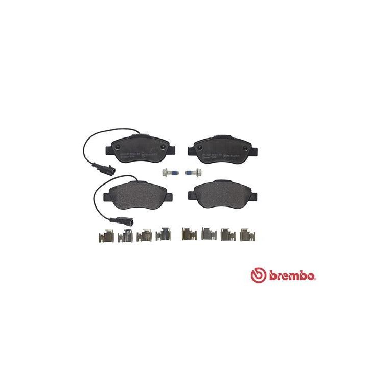 Stabdžių trinkelių rinkinys, diskinis stabdys BREMBO P 24 150