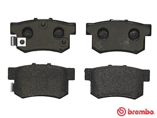 Stabdžių trinkelių rinkinys, diskinis stabdys BREMBO P 28 022