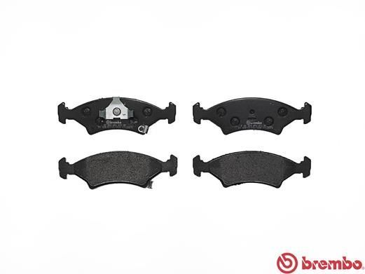 Stabdžių trinkelių rinkinys, diskinis stabdys BREMBO P 30 009