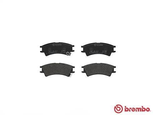 Stabdžių trinkelių rinkinys, diskinis stabdys BREMBO P 30 011