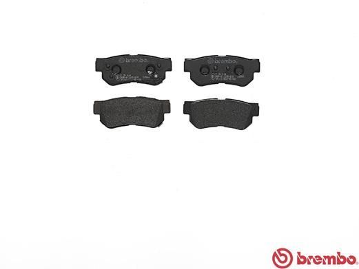Stabdžių trinkelių rinkinys, diskinis stabdys BREMBO P 30 014