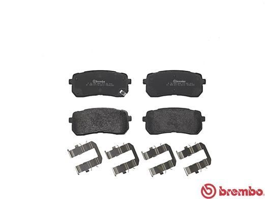 Stabdžių trinkelių rinkinys, diskinis stabdys BREMBO P 30 035