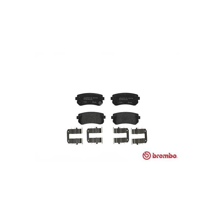 Stabdžių trinkelių rinkinys, diskinis stabdys BREMBO P 30 051