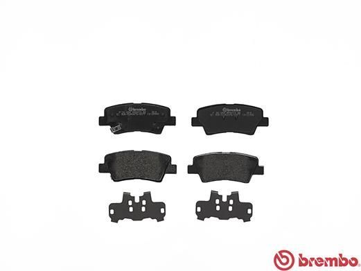 Stabdžių trinkelių rinkinys, diskinis stabdys BREMBO P 30 054