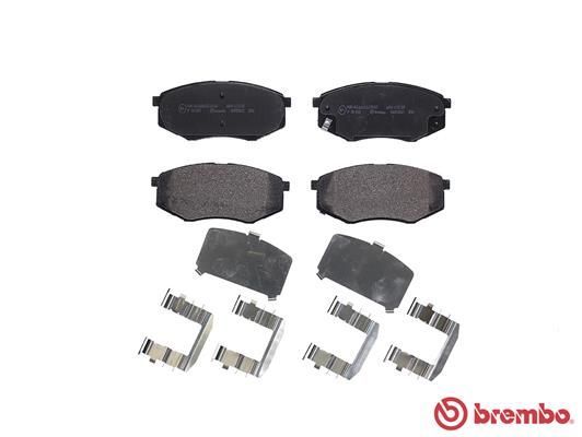 Stabdžių trinkelių rinkinys, diskinis stabdys BREMBO P 30 055