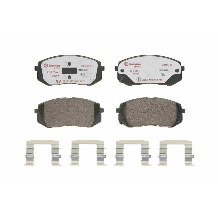 Stabdžių trinkelių rinkinys, diskinis stabdys BREMBO P 30 056X