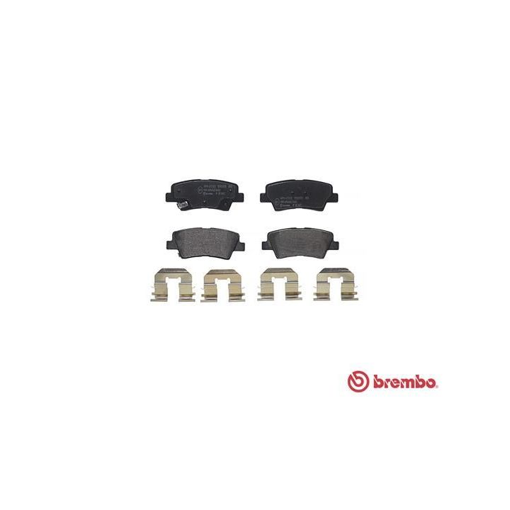 Stabdžių trinkelių rinkinys, diskinis stabdys BREMBO P 30 067