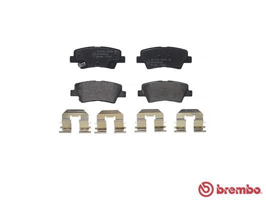 Stabdžių trinkelių rinkinys, diskinis stabdys BREMBO P 30 067