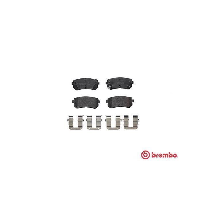 Stabdžių trinkelių rinkinys, diskinis stabdys BREMBO P 30 068