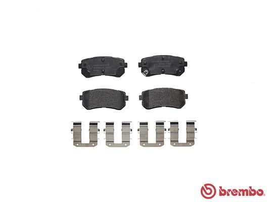 Stabdžių trinkelių rinkinys, diskinis stabdys BREMBO P 30 068