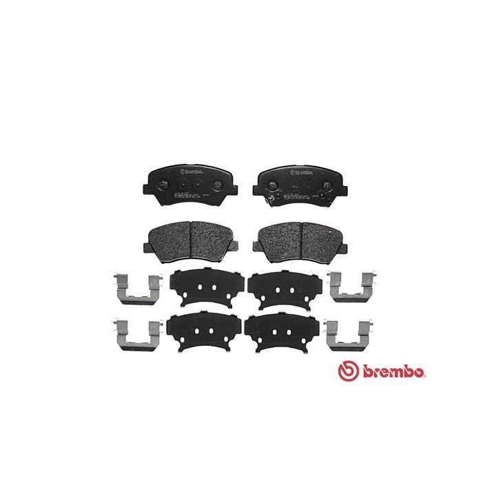 Stabdžių trinkelių rinkinys, diskinis stabdys BREMBO P 30 073