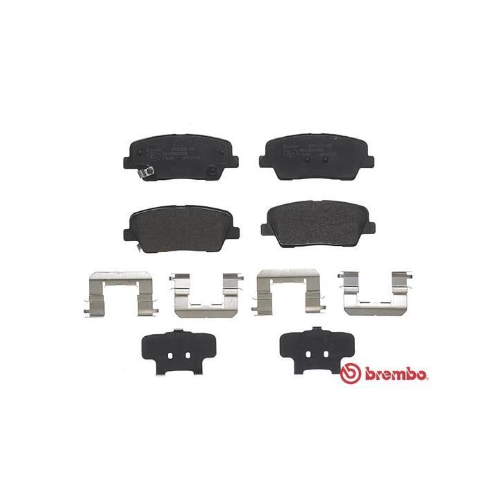 Stabdžių trinkelių rinkinys, diskinis stabdys BREMBO P 30 081