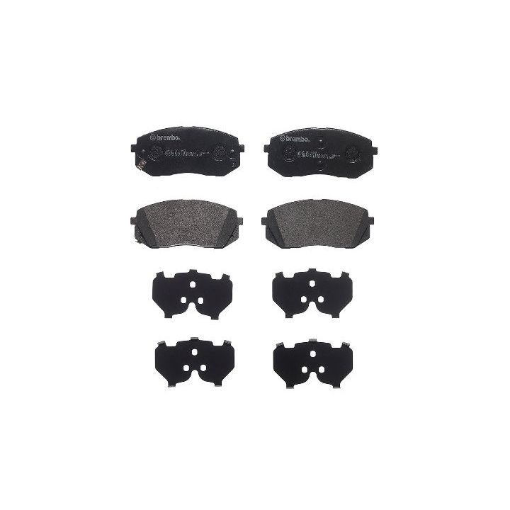 Stabdžių trinkelių rinkinys, diskinis stabdys BREMBO P 30 093