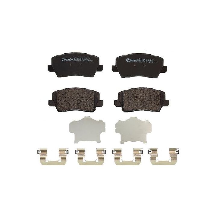 Stabdžių trinkelių rinkinys, diskinis stabdys BREMBO P 30 114