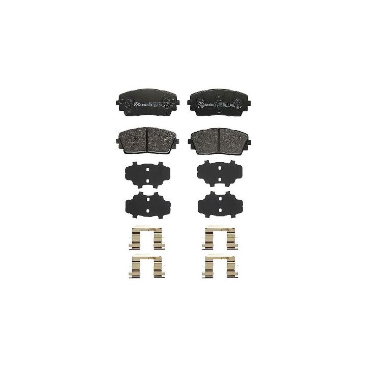 Stabdžių trinkelių rinkinys, diskinis stabdys BREMBO P 30 115