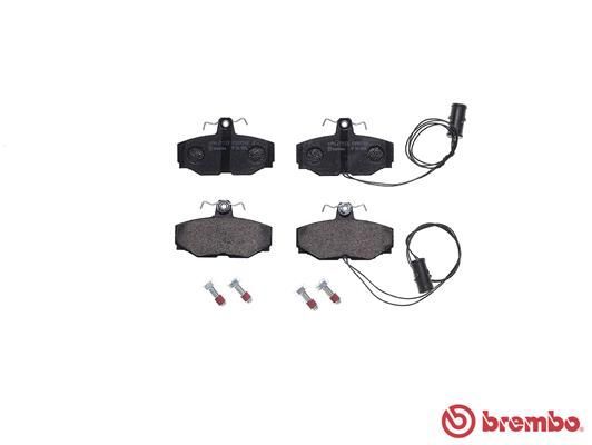 Stabdžių trinkelių rinkinys, diskinis stabdys BREMBO P 36 006