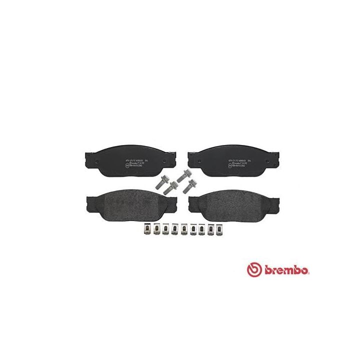 Stabdžių trinkelių rinkinys, diskinis stabdys BREMBO P 36 012