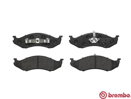 Stabdžių trinkelių rinkinys, diskinis stabdys BREMBO P 37 004