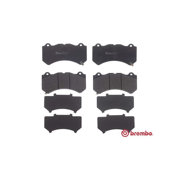 Stabdžių trinkelių rinkinys, diskinis stabdys BREMBO P 37 018