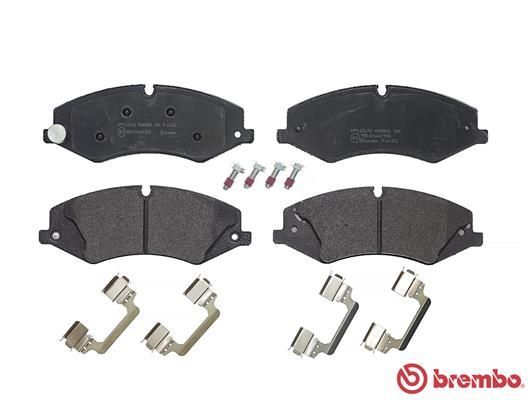 Stabdžių trinkelių rinkinys, diskinis stabdys BREMBO P 44 022