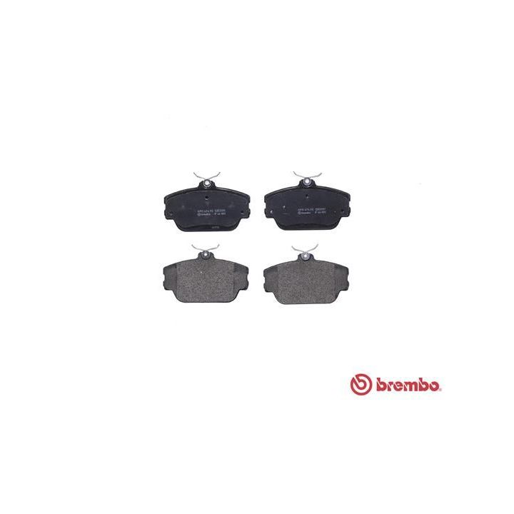 Stabdžių trinkelių rinkinys, diskinis stabdys BREMBO P 46 001