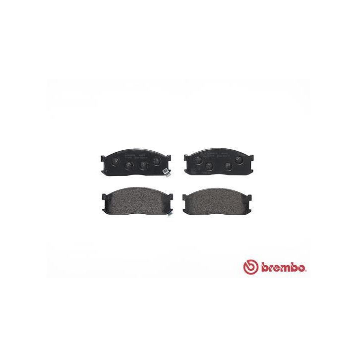 Stabdžių trinkelių rinkinys, diskinis stabdys BREMBO P 49 010