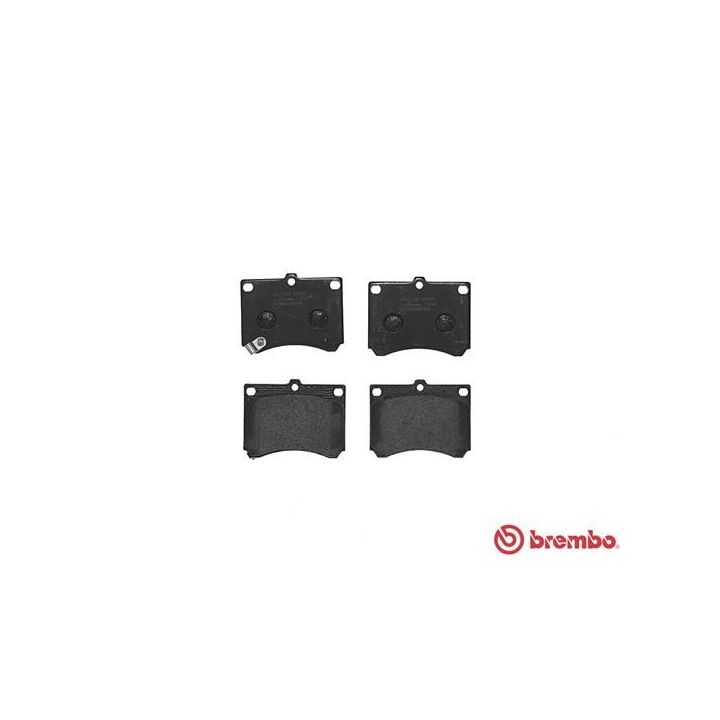 Stabdžių trinkelių rinkinys, diskinis stabdys BREMBO P 49 011