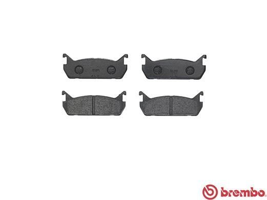 Stabdžių trinkelių rinkinys, diskinis stabdys BREMBO P 49 015