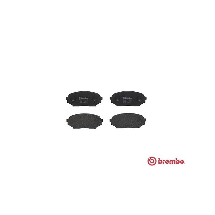Stabdžių trinkelių rinkinys, diskinis stabdys BREMBO P 49 017