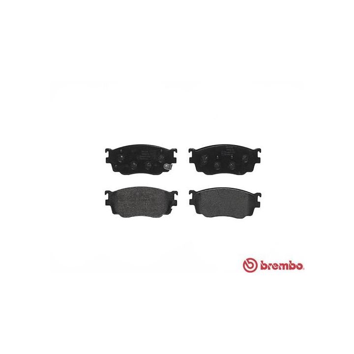 Stabdžių trinkelių rinkinys, diskinis stabdys BREMBO P 49 026