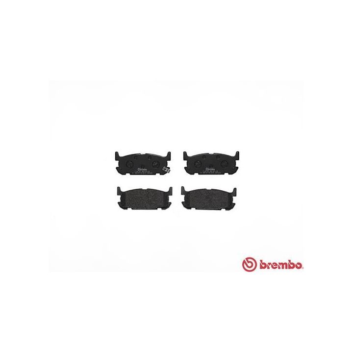 Stabdžių trinkelių rinkinys, diskinis stabdys BREMBO P 49 031