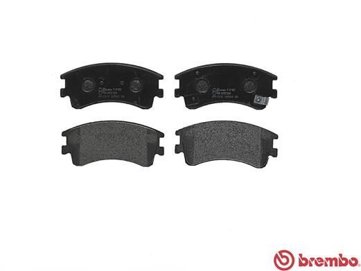 Stabdžių trinkelių rinkinys, diskinis stabdys BREMBO P 49 032