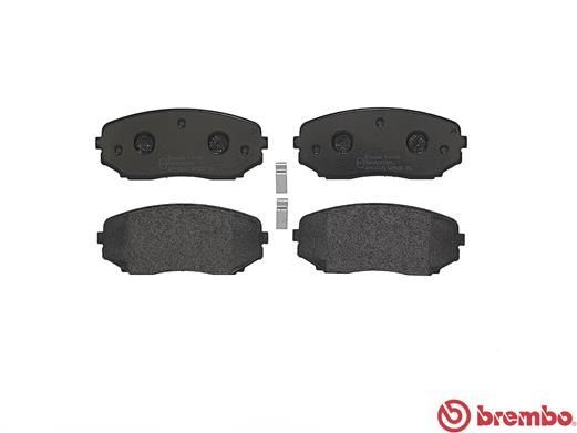 Stabdžių trinkelių rinkinys, diskinis stabdys BREMBO P 49 040