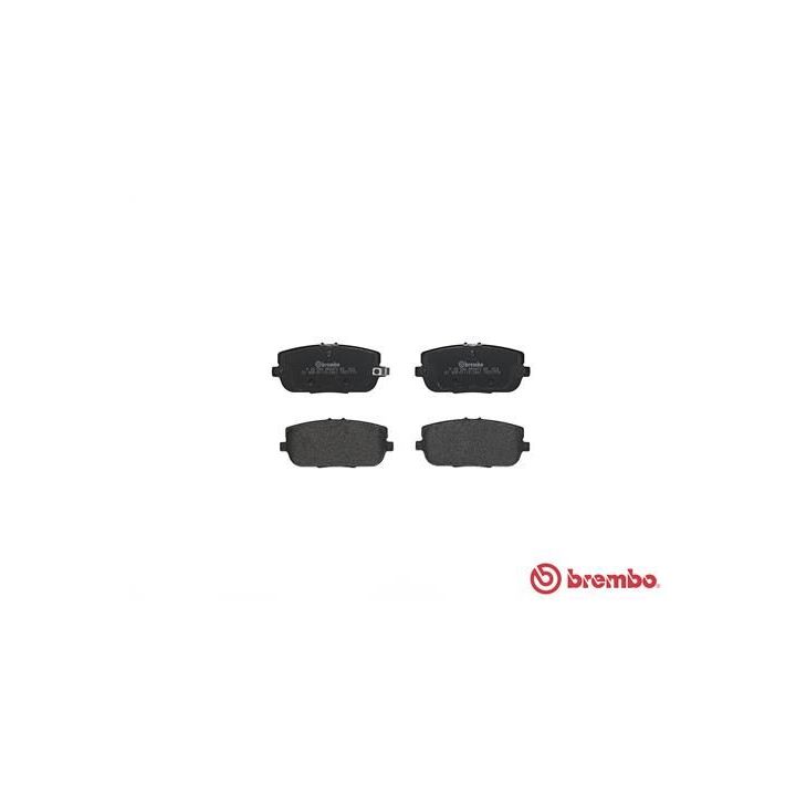 Stabdžių trinkelių rinkinys, diskinis stabdys BREMBO P 49 044