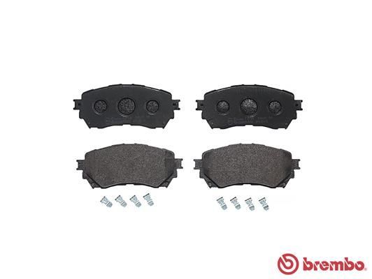 Stabdžių trinkelių rinkinys, diskinis stabdys BREMBO P 49 048