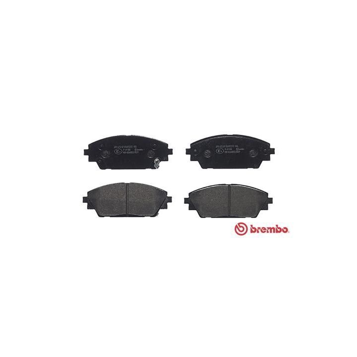 Stabdžių trinkelių rinkinys, diskinis stabdys BREMBO P 49 050