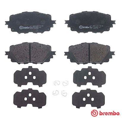Stabdžių trinkelių rinkinys, diskinis stabdys BREMBO P 49 054